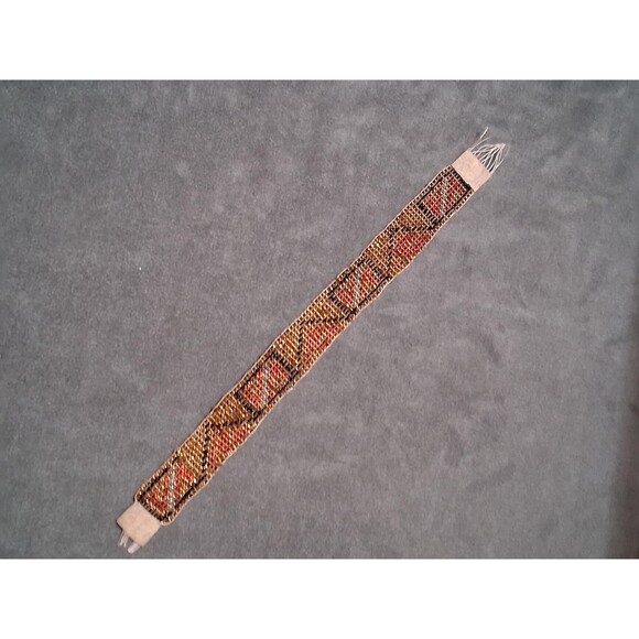 Vintage Southwestern Glass Beaded Bookmark Handmade - Picture 5 of 7